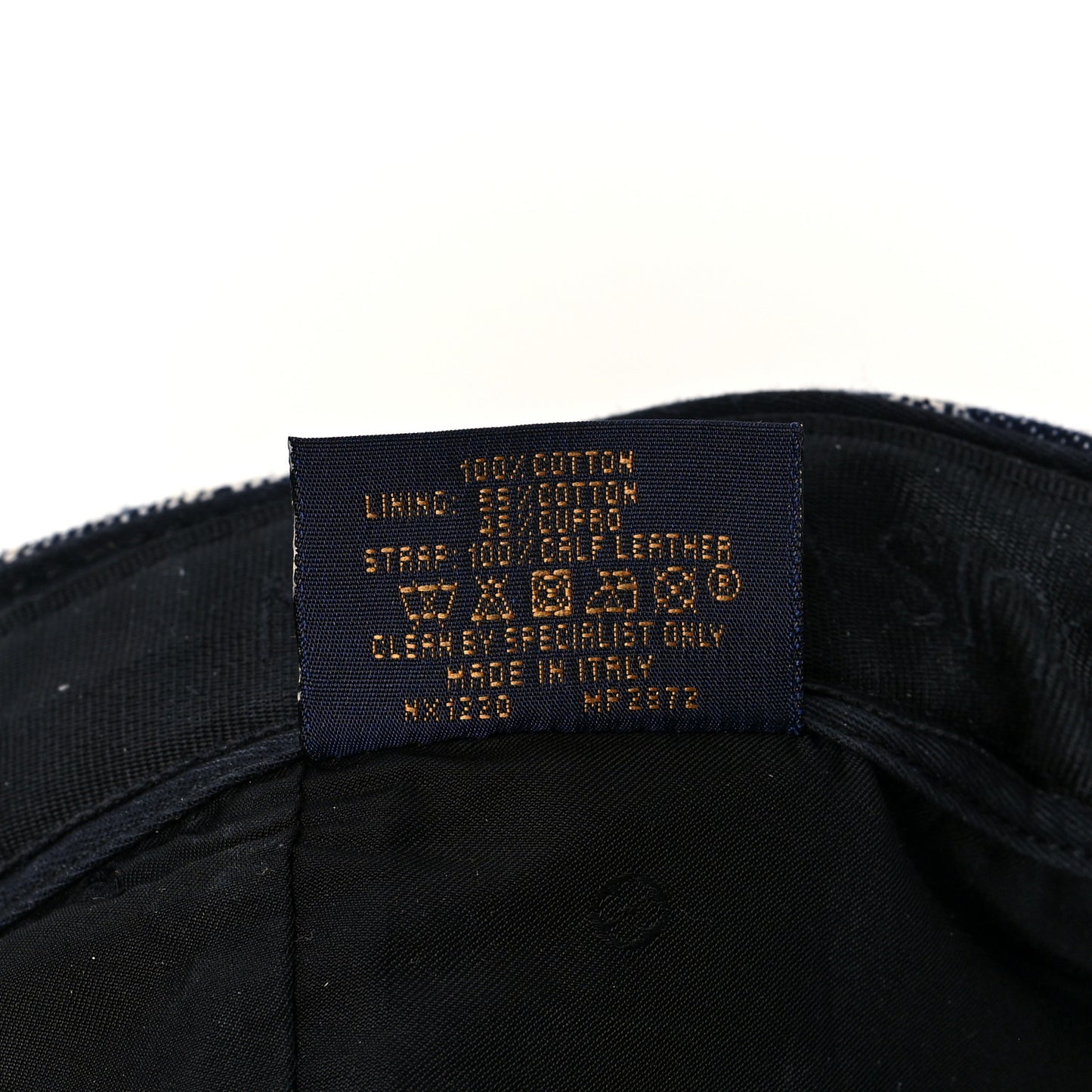 Monogram Tapestry Cap 60 Blue