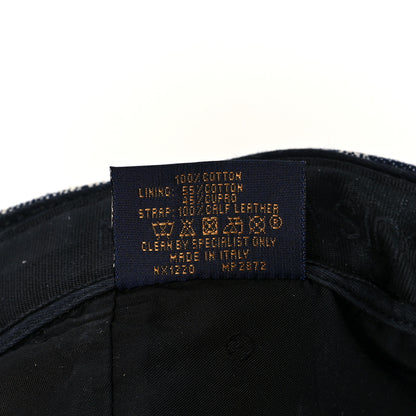 Louis Vuitton Monogram Tapestry Cap 60 Blue 7 of 8