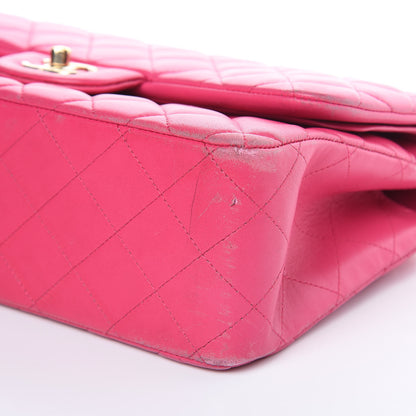 Chanel Lambskin Quilted Jumbo Double Flap Fuchsia 9 of 23