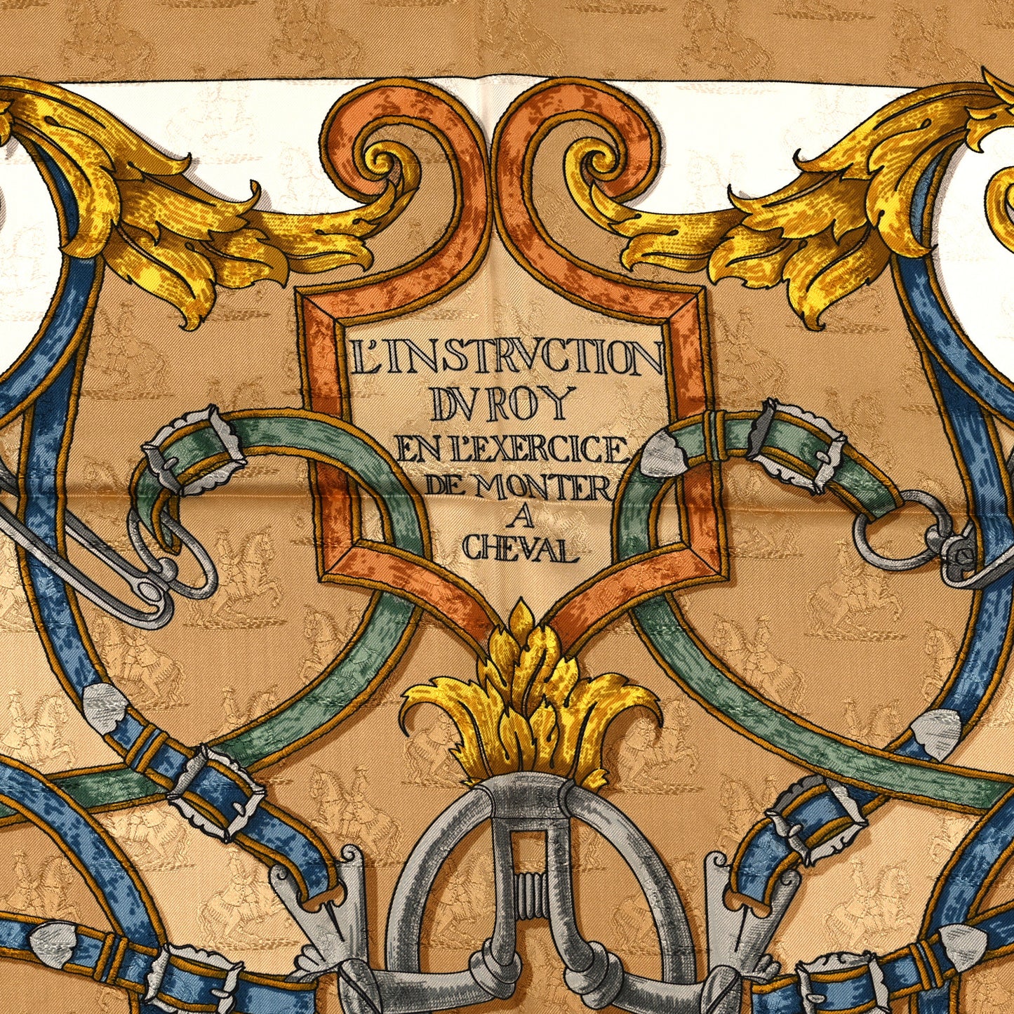 Silk L'Instruction Du Roy Scarf 90