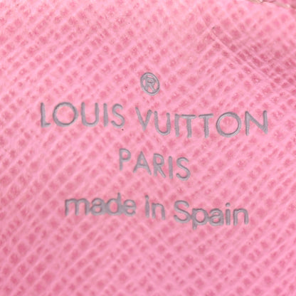 Louis Vuitton Monogram Multicolor Key Pouch White Litchi 6 of 7