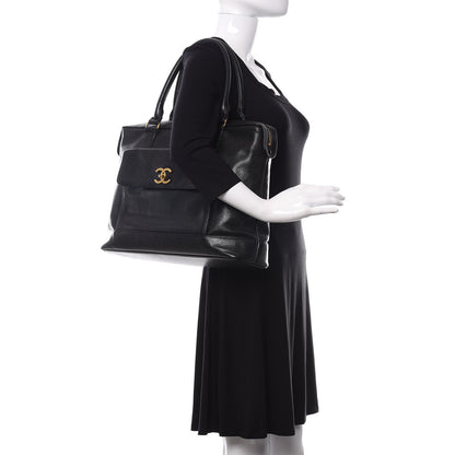 Chanel Caviar CC Tote Black 2 of 14