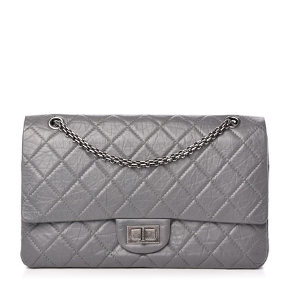 Chanel Aged Calfskin Quilted 2.55 Reissue 227 Flap Grey 1 of 11