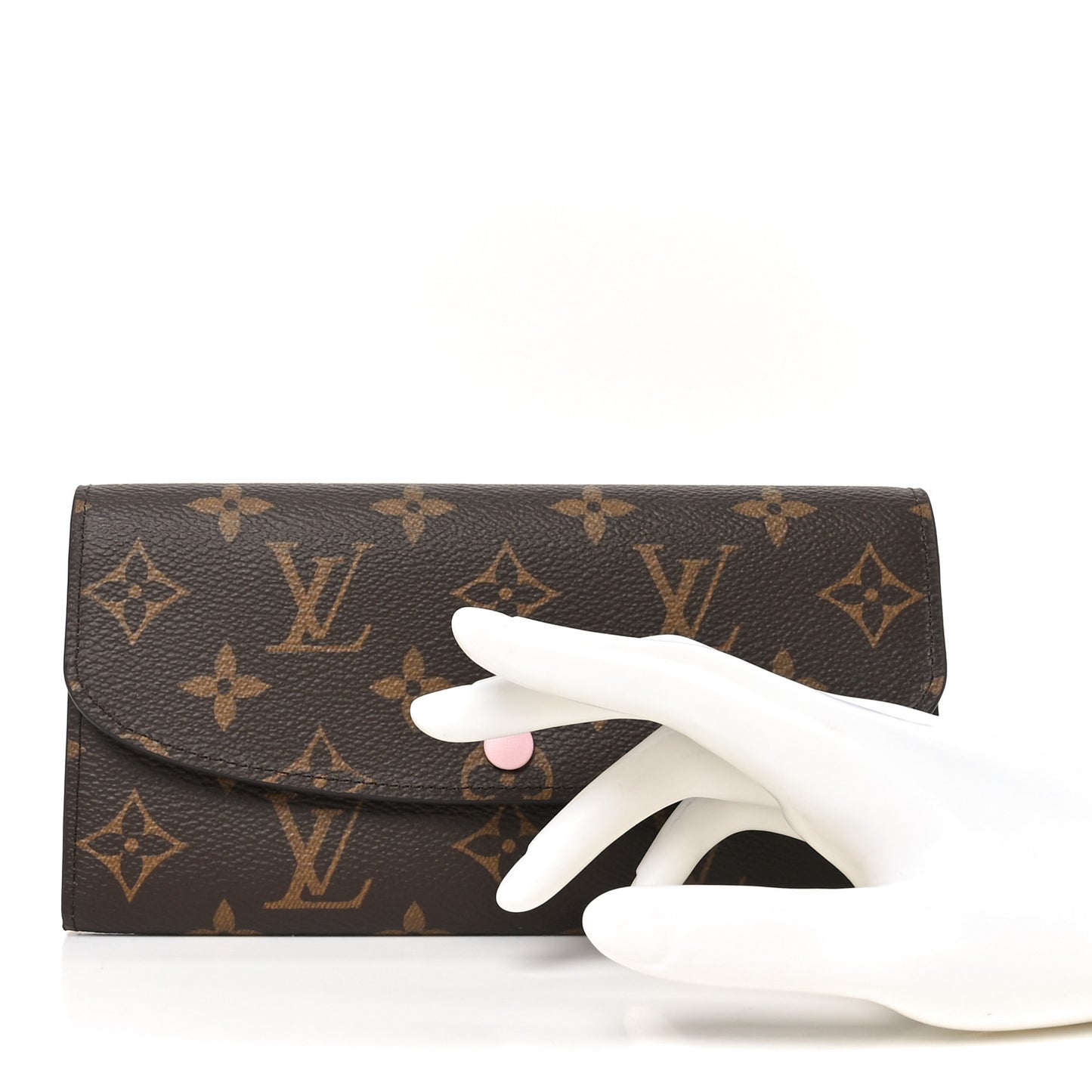 Monogram Emilie Wallet Rose Ballerine