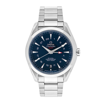 Omega Stainless Steel 43mm Seamaster Aqua Terra 150 GMT Annual Calendar Automatic Watch Blue 231.10.43.22.03.001 1 of 5