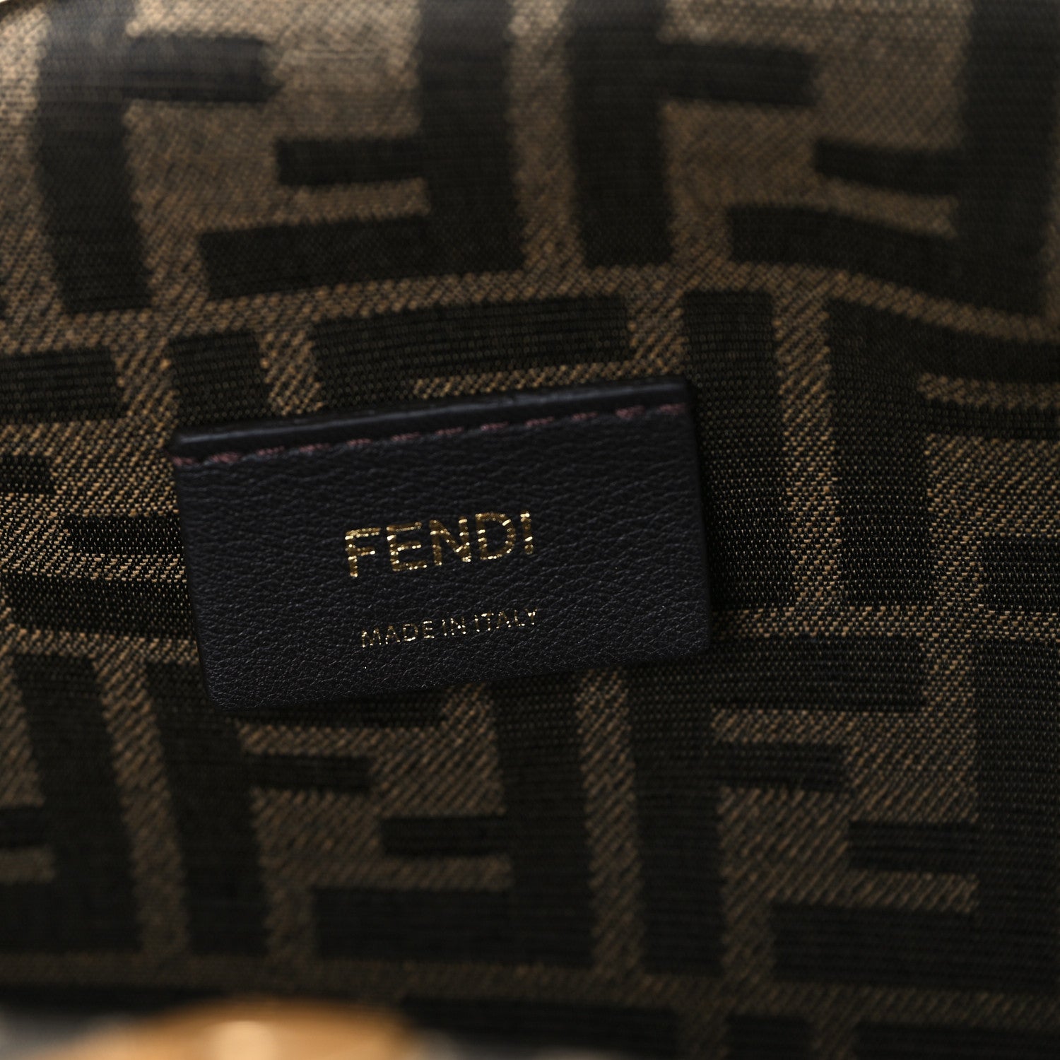 Fendi Shiny Nappa Small Fendi First Caramello 6 of 10