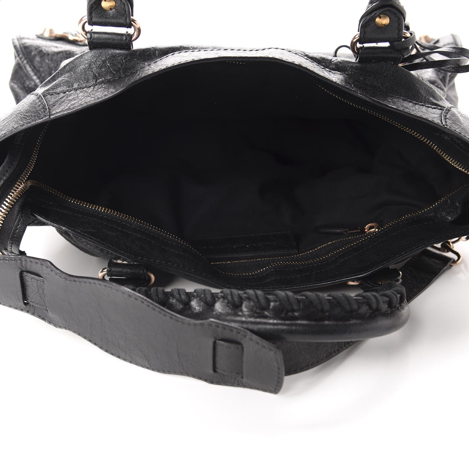 Balenciaga Agneau Giant 12 Rose Gold Hardware City Black 6 of 11
