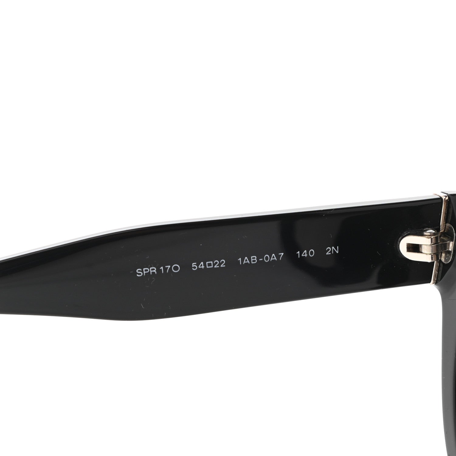 Prada Round Sunglasses SPR 170 Black 5 of 8