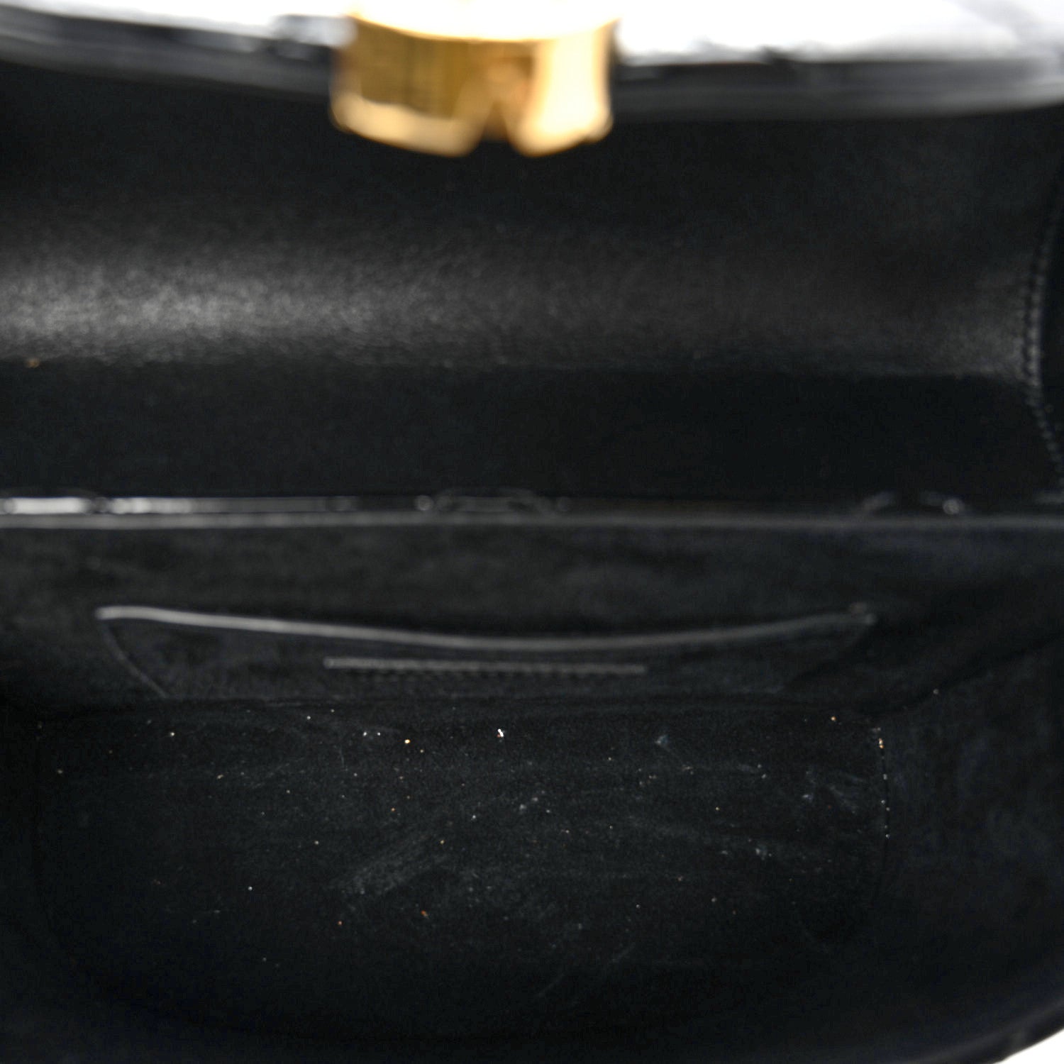 Saint Laurent Patent Matelasse Monogram June Box Bag Black 5 of 9