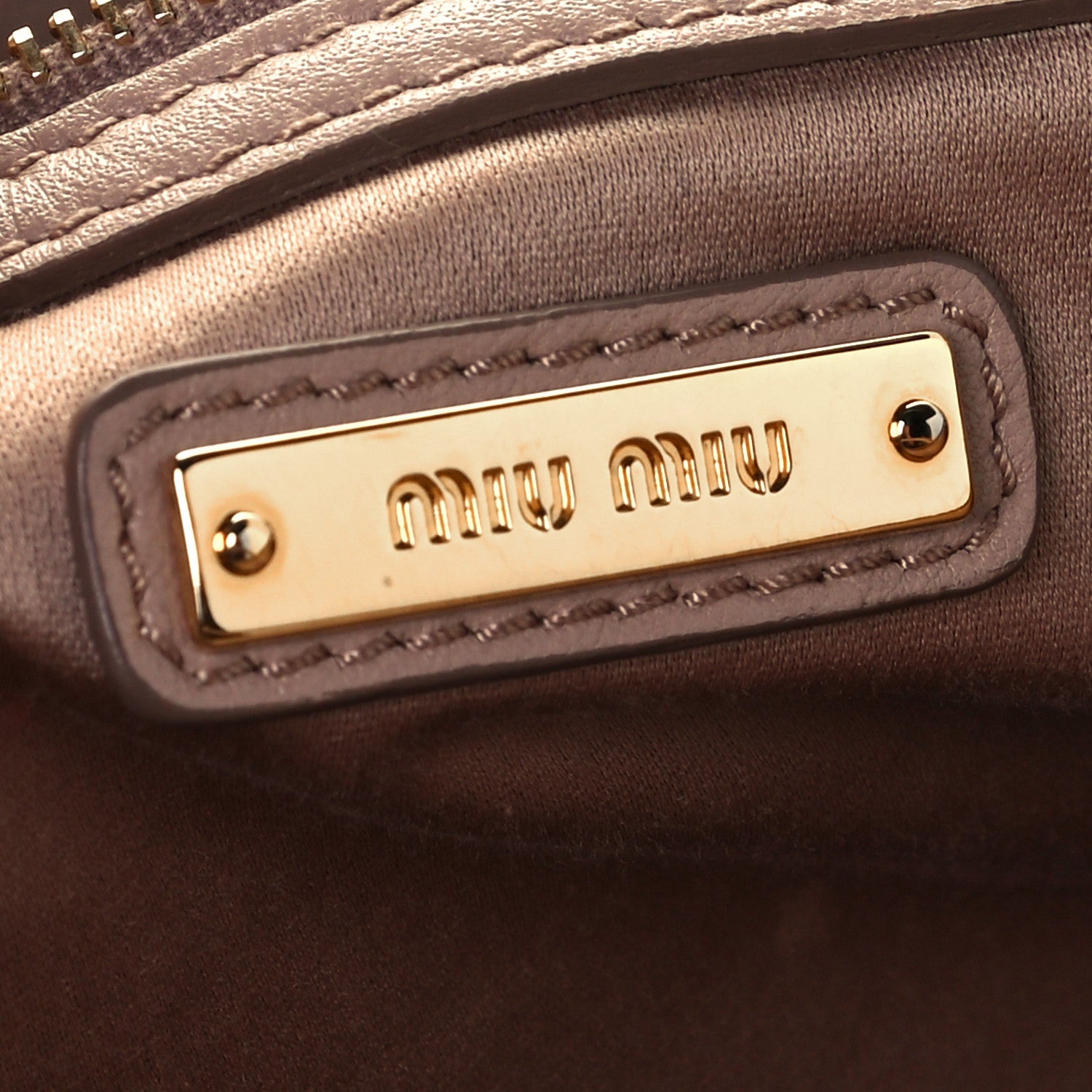 Miu Miu Nappa Matelasse Lux Mini Crossbody Tote 6 of 11