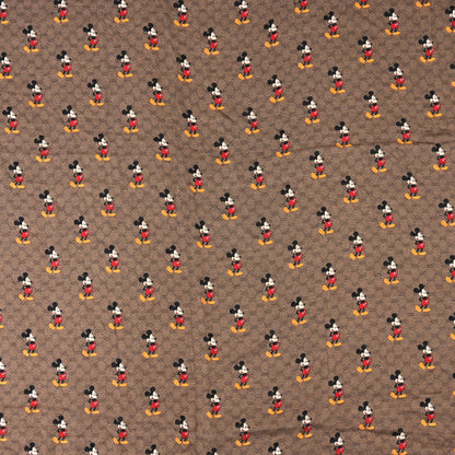 Gucci X DISNEY Modal Silk Mini Vintage GG Monogram Big Mousie Square Scarf Multicolor 2 of 3