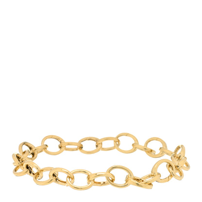 Tiffany 18K Yellow Gold Oval Link Bracelet 1 of 4