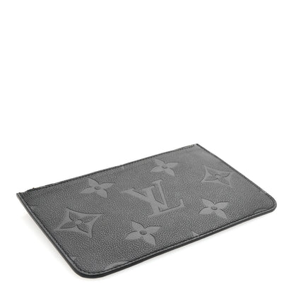 Louis Vuitton Empreinte Monogram Giant Neverfull MM Pochette Black 4 of 7