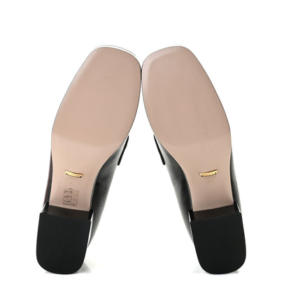 Gucci Goatskin Houdan Platform Loafers 41 Black 6 of 9