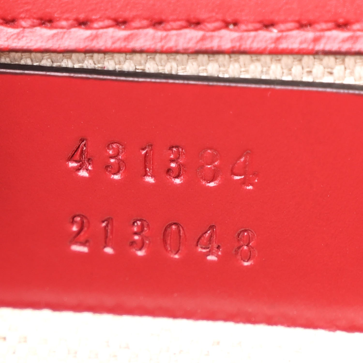 Gucci Knight Calfskin Small GG Marmont Chain Handle Bag Hibiscus Red 7 of 10