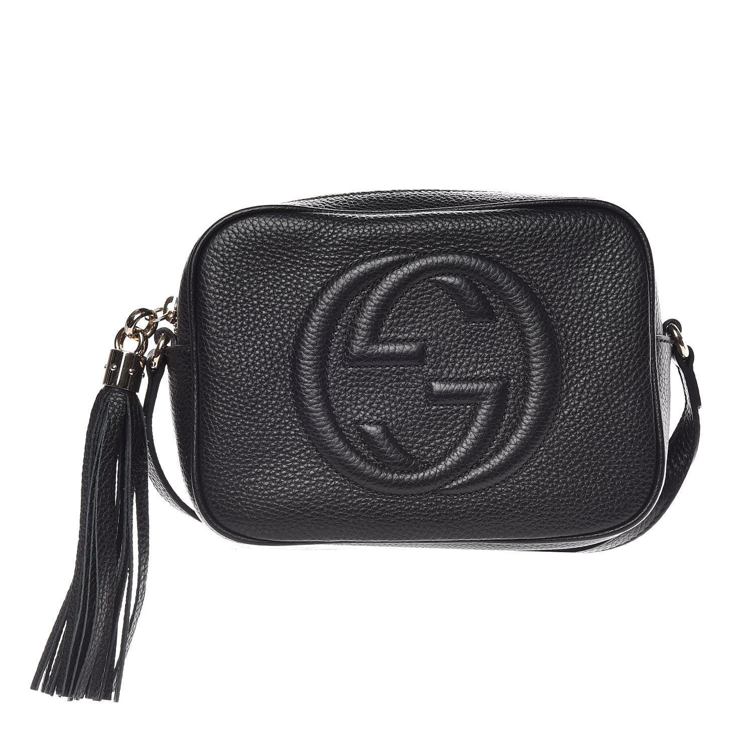 Gucci Pebbled Calfskin Small Soho Disco Bag Black 1 of 9