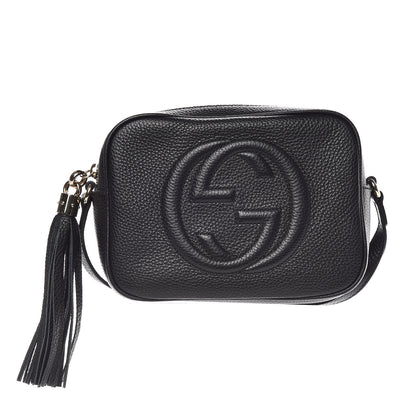 Gucci Pebbled Calfskin Small Soho Disco Bag Black 1 of 9