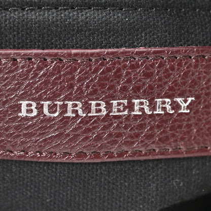 Burberry Goatskin Vintage Check Small Banner Tote Deep Claret 6 of 12