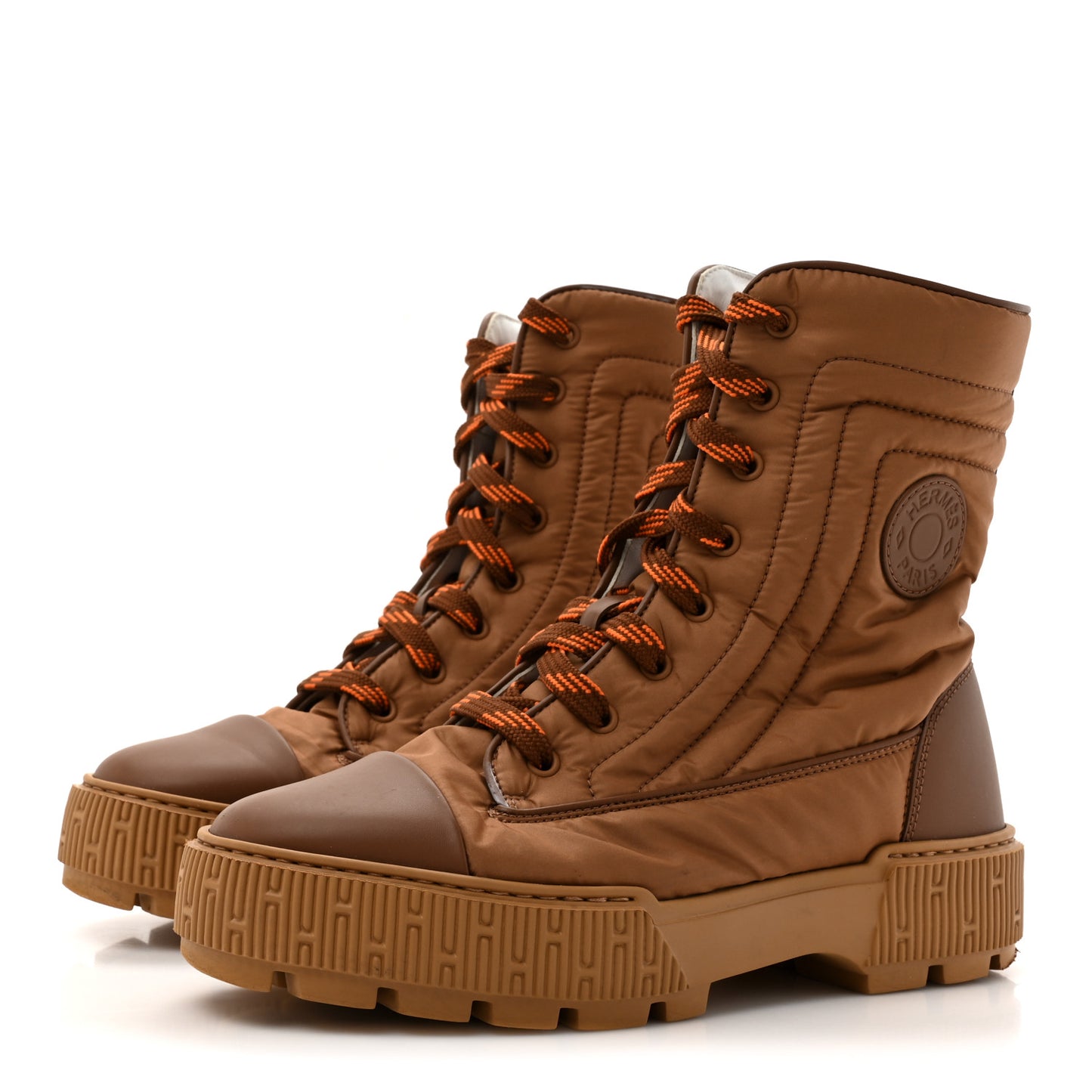 Calfskin Parachute Fresh Ankle Boots 38 Brun Amourette