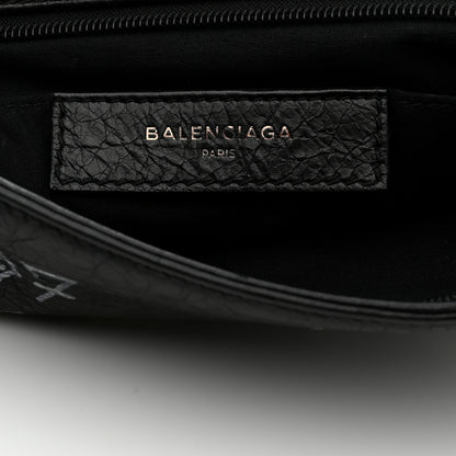 Balenciaga Agneau Arena Graffiti All Over Explorer Pouch Black Multicolor 6 of 7