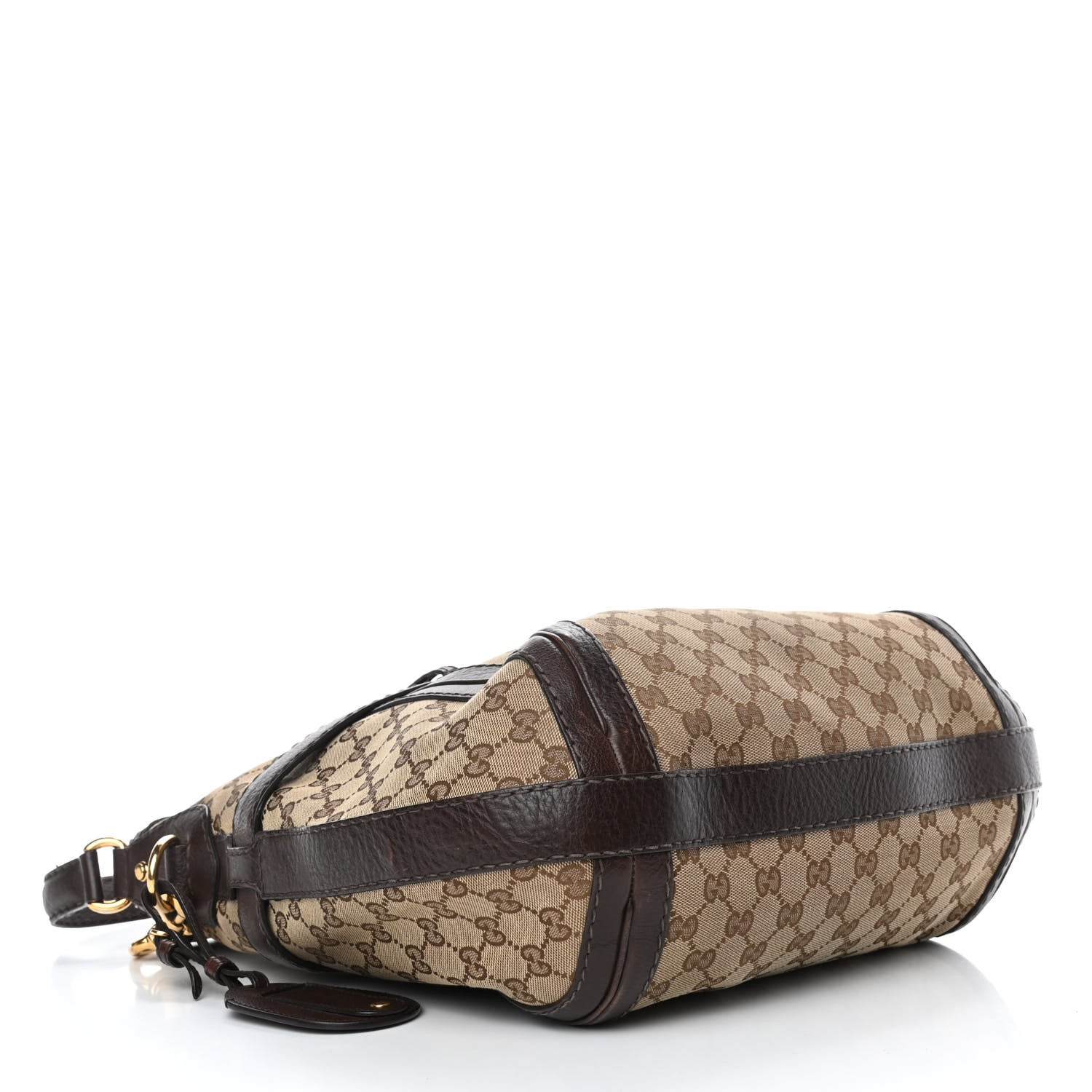 Gucci Monogram Medium GG Running Hobo Dark Brown 3 of 4