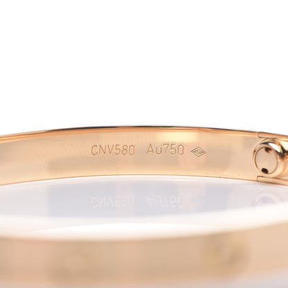 Cartier 18K Yellow Gold LOVE Bracelet 18 5 of 7