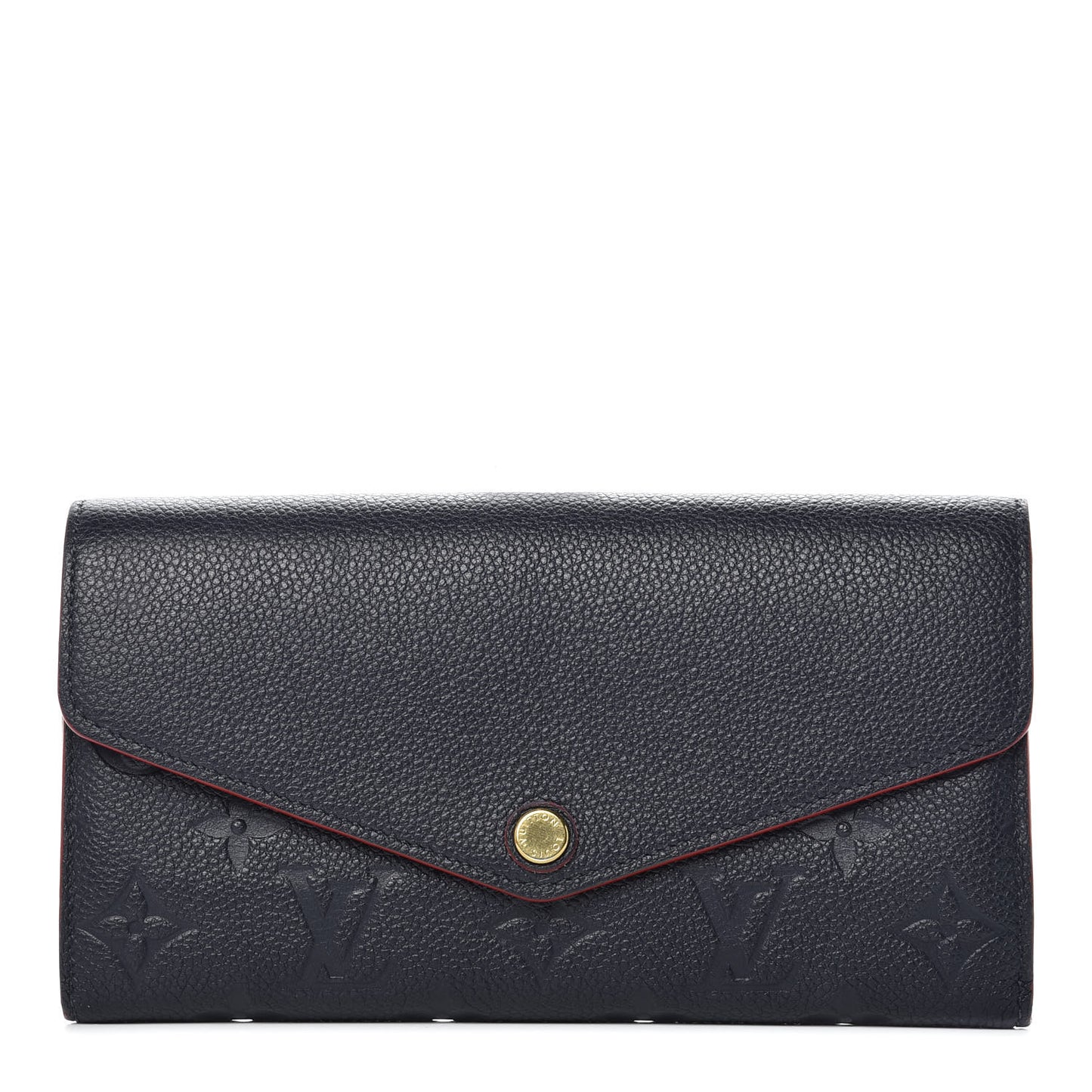 Empreinte Sarah Wallet NM Marine Rouge