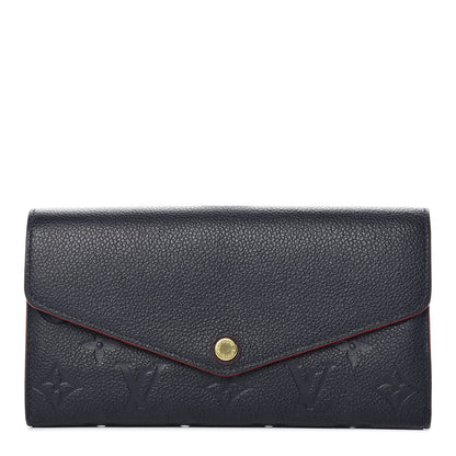 Louis Vuitton Empreinte Sarah Wallet NM Marine Rouge 1 of 9