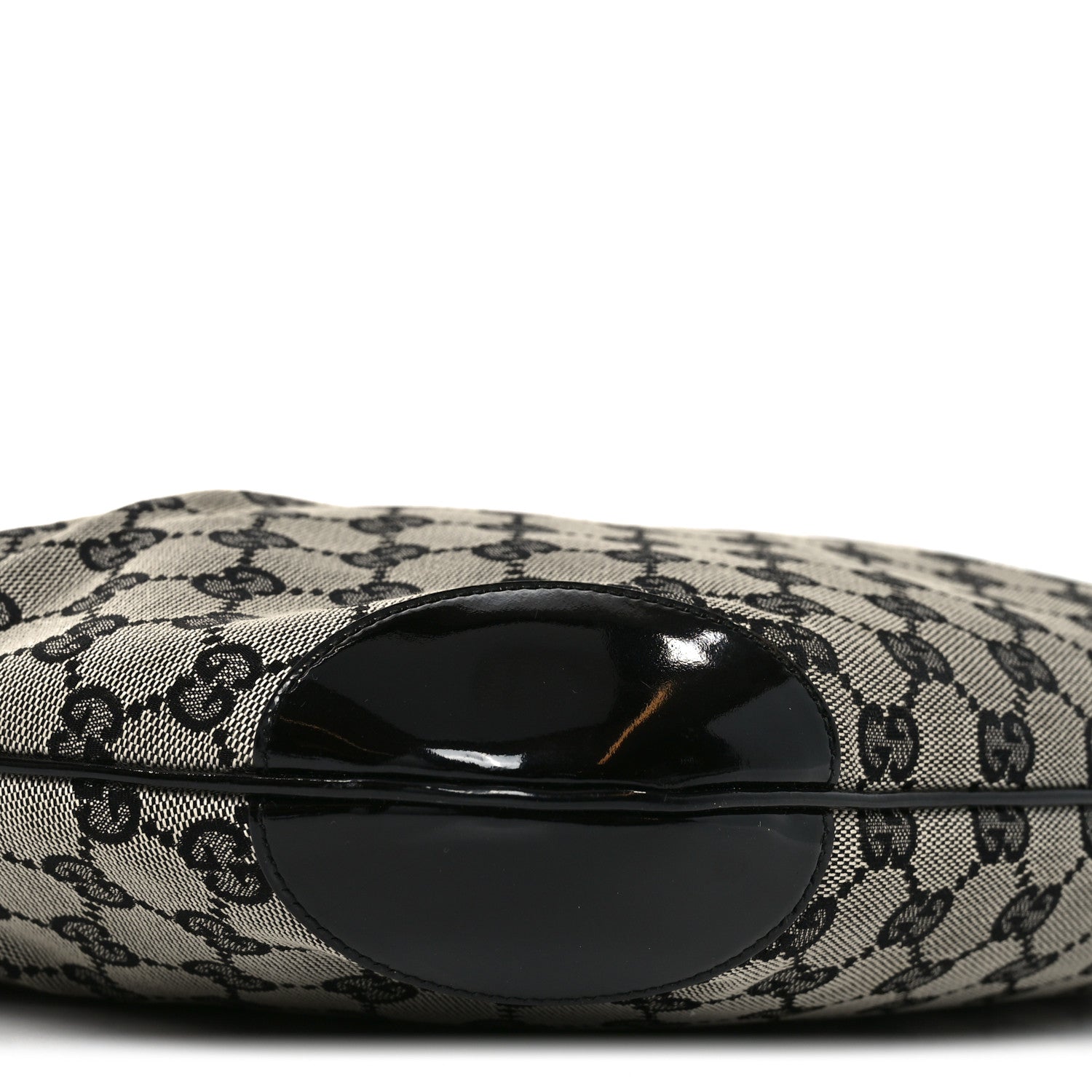 Gucci Monogram Classic Ring Hobo Black 9 of 10