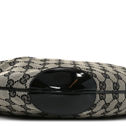 Gucci Monogram Classic Ring Hobo Black 9 of 10