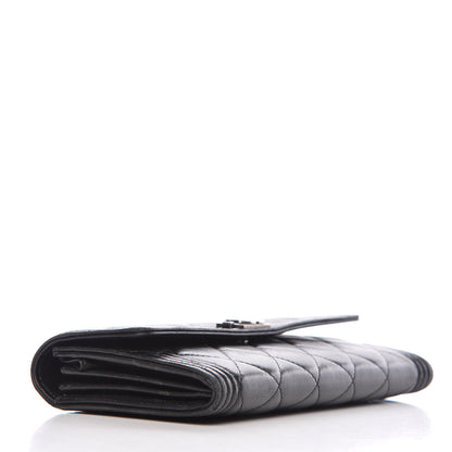 Chanel Lambskin Quilted Boy Flap Wallet Black 4 of 13