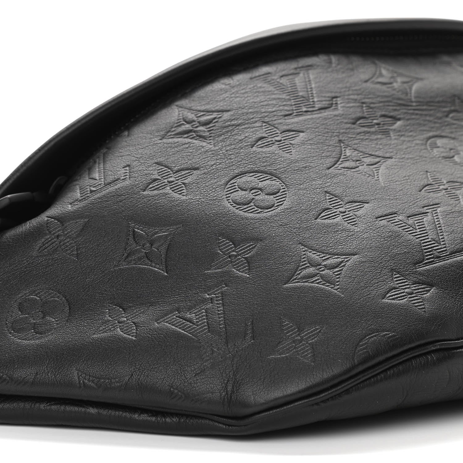 Louis Vuitton Calfskin Monogram Shadow Discovery Bumbag Black 8 of 9