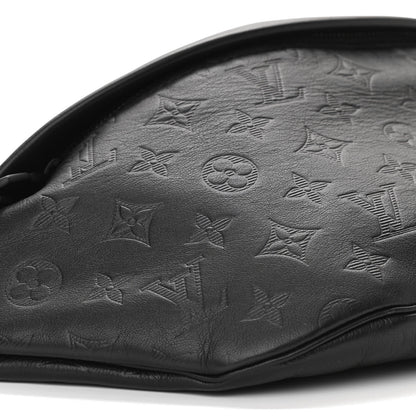 Louis Vuitton Calfskin Monogram Shadow Discovery Bumbag Black 8 of 9