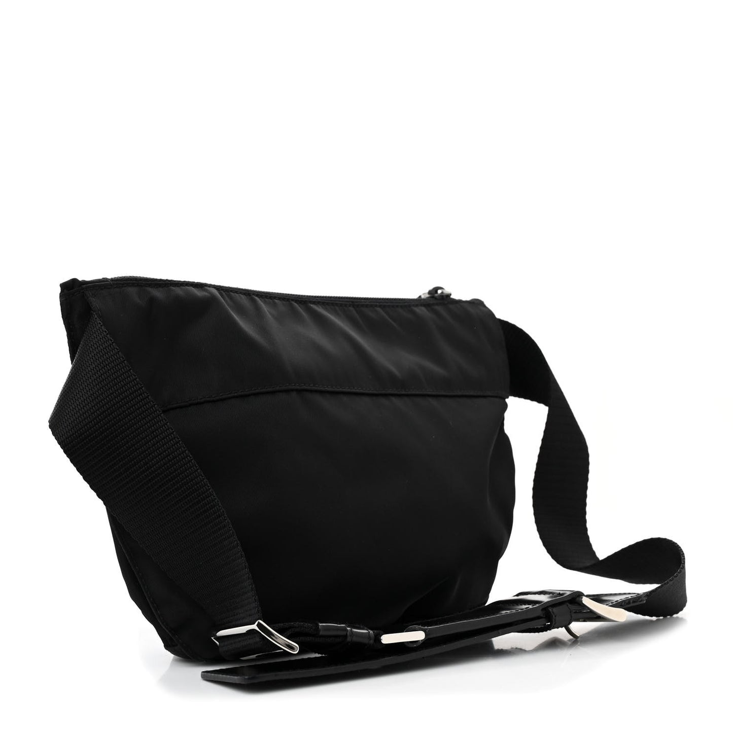 Tessuto Nylon Multi Pocket Belt Bag Black