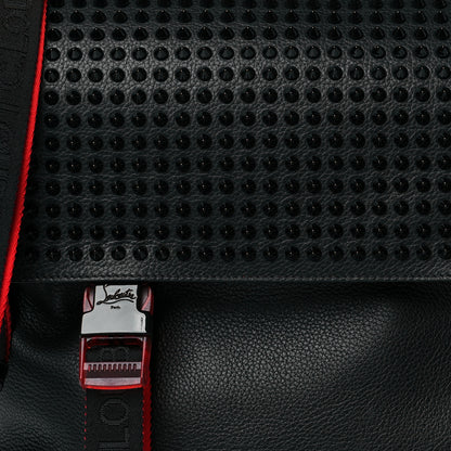 Christian Louboutin Calfskin Spikes Loubiclic Messenger Black 8 of 10