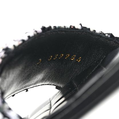Chanel Tweed CC Chain Mule Sandal 38.5 Multicolor 7 of 11