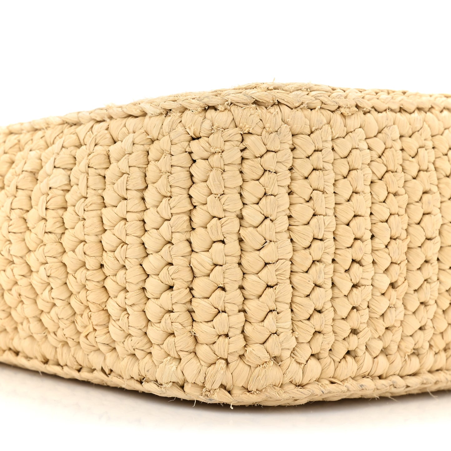 Yarn Raffia Effect Crochet Re-Edition 2005 Shoulder Bag Naturale