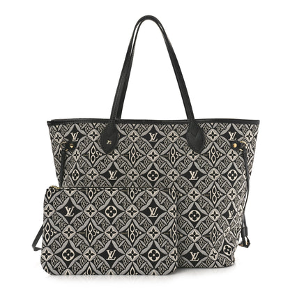 Louis Vuitton Jacquard Since 1854 Neverfull MM Grey 3 of 9