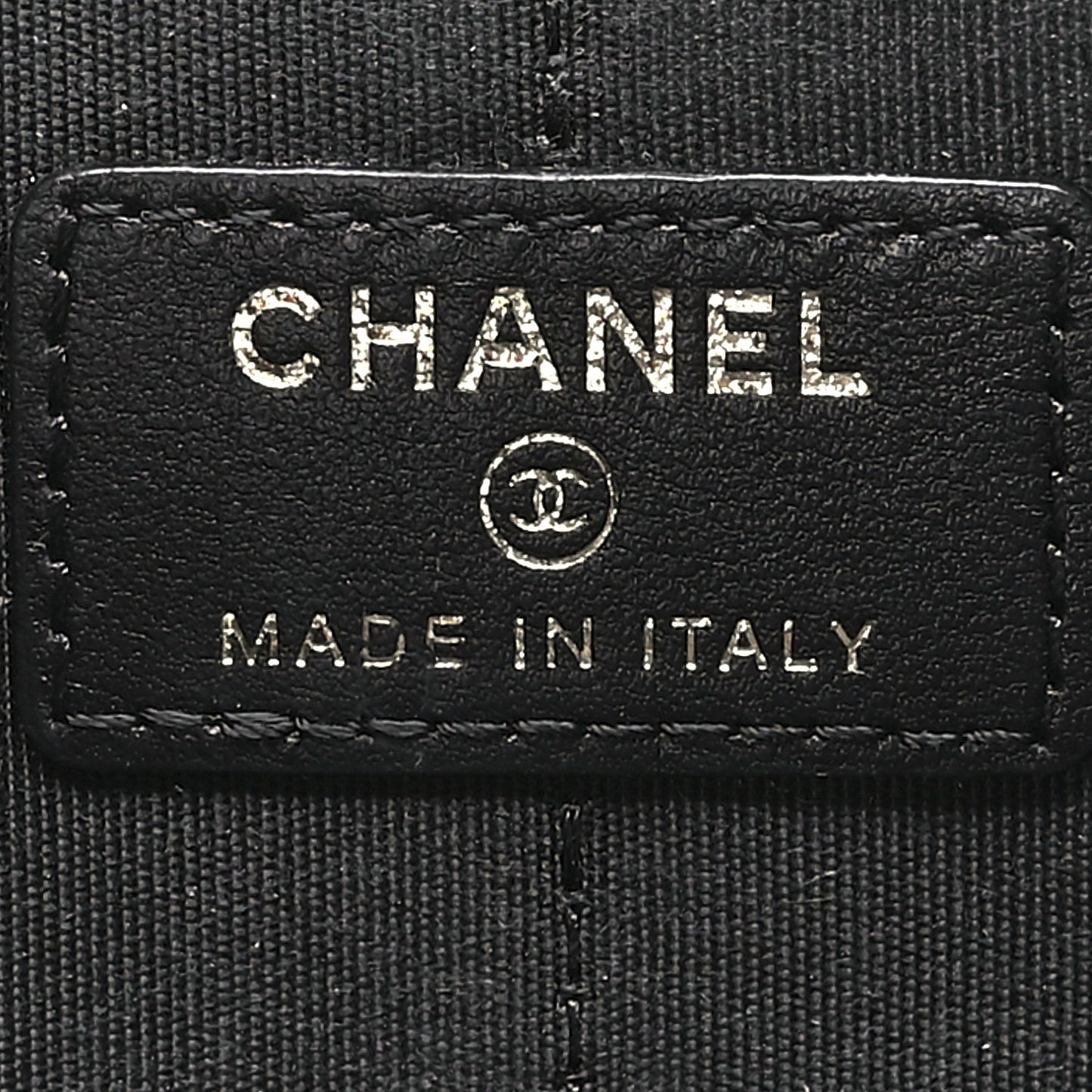 Lambskin Quilted All About Chanel Charm Wristlet Wallet Black