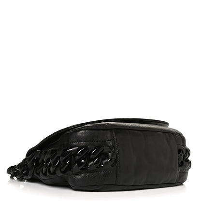 Chanel Calfskin Modern Chain Rhodoid Flap Black 4 of 9