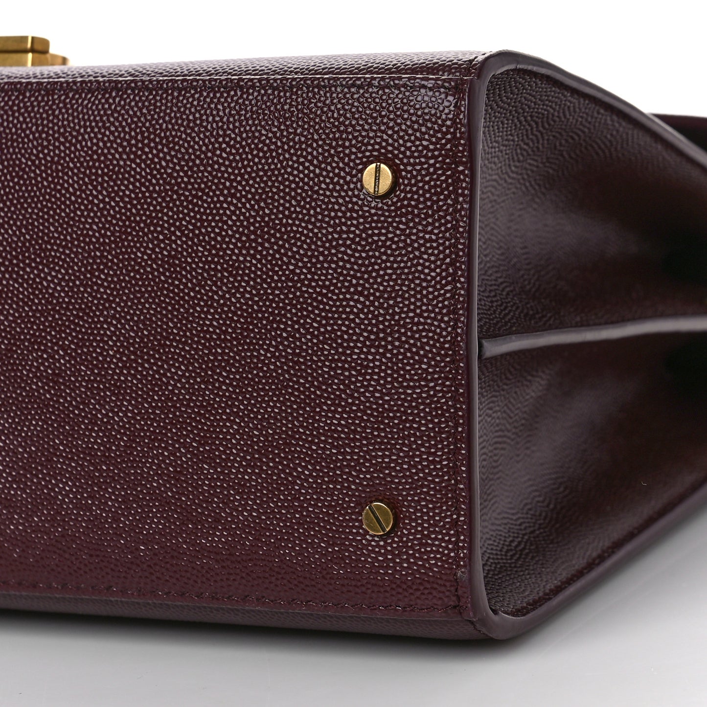 Grain de Poudre Medium Classic Monogram Cassandra Top Handle Rouge Legion