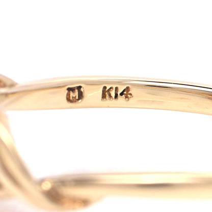 Mikimoto 14K Yellow Gold Akoya Pearl 7mm Ring 50 5.25 7 of 8
