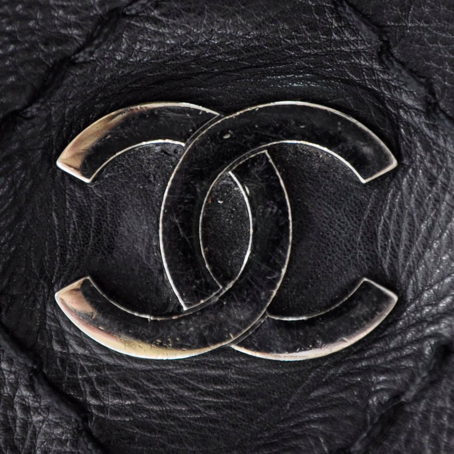 Chanel Lambskin Expandable Stitched Tote Black 5 of 11