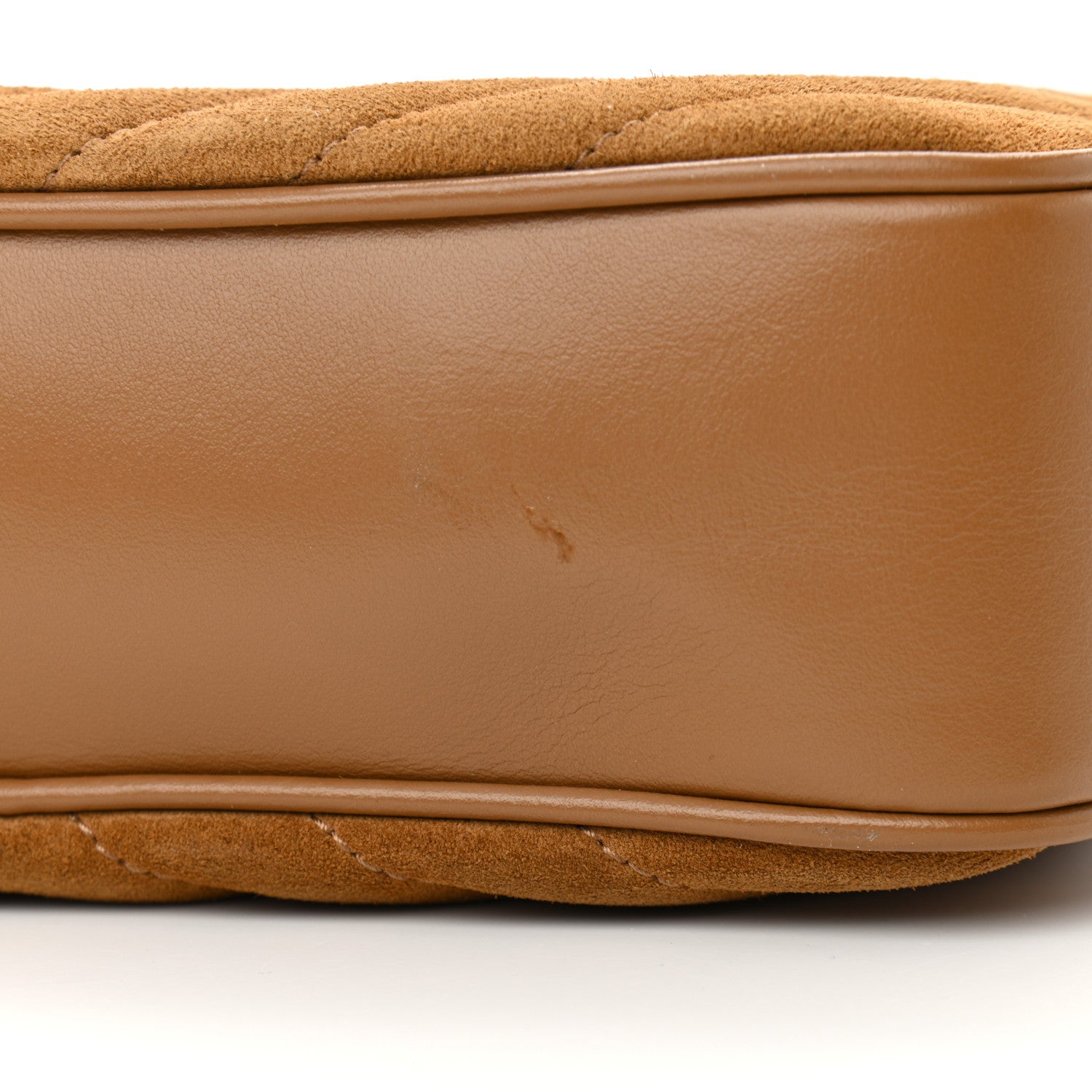 Saint Laurent Suede Matelasse Monogram Lou Camera Bag Cinnamon 11 of 11