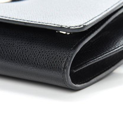 Fendi Vitello Cruise F is Fendi Wallet on Chain Black 10 of 11