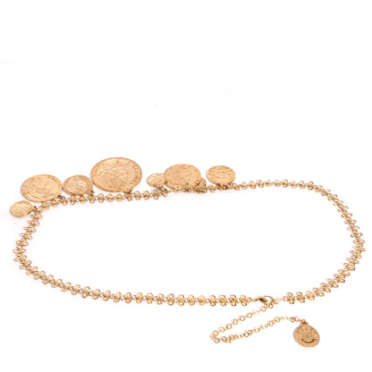 Chanel CC Coin Medallion Belt Gold 1 of 10