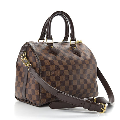 Louis Vuitton Damier Ebene Speedy Bandouliere 25 2 of 13