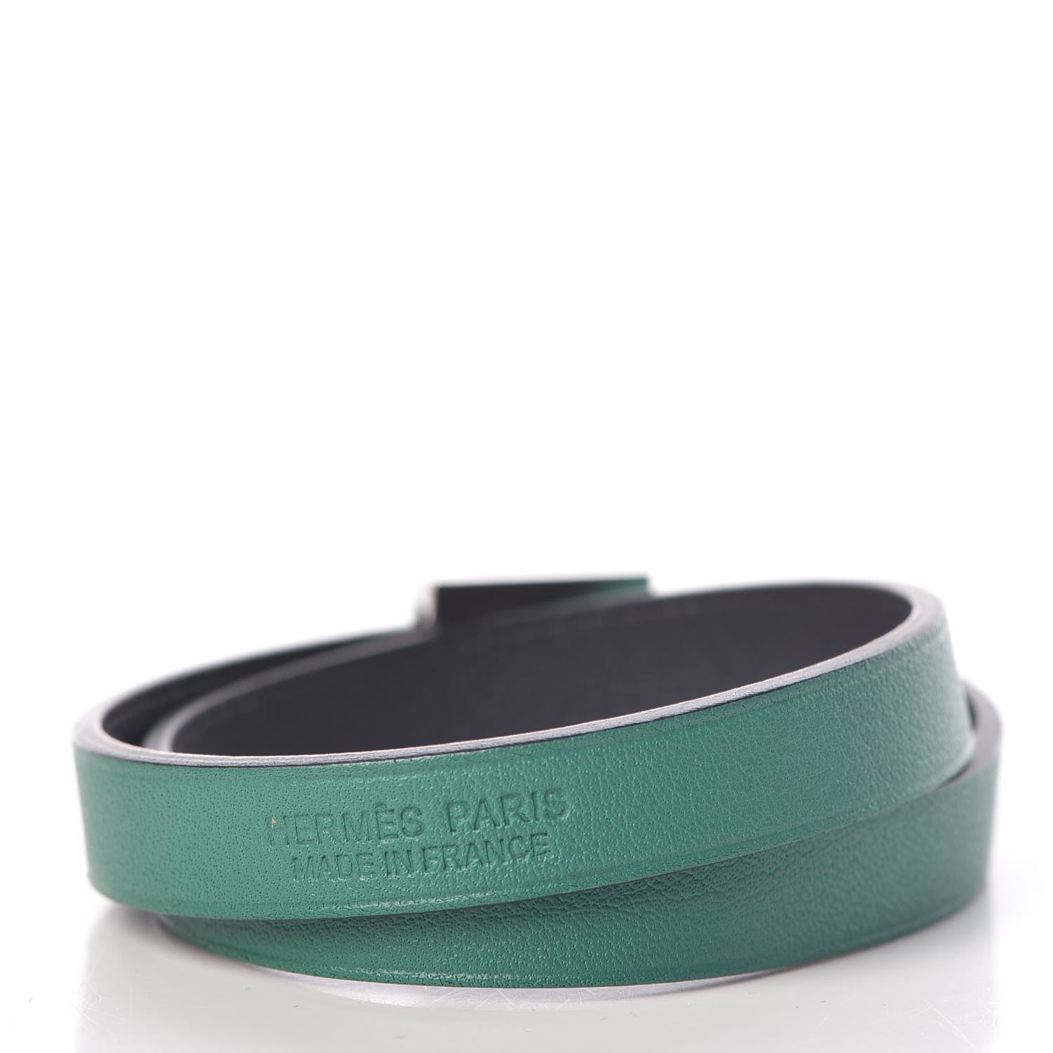 Hermes Swift Medor Infini Double Wrap Bracelet T2 Vert Vertigo 3 of 6