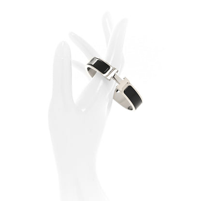 Hermes Enamel Narrow Clic Clac H Bracelet PM Black 2 of 4