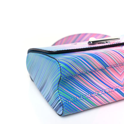 Louis Vuitton Epi Tropical Twist Shoulder Bag MM Blue Rose 8 of 9